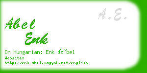 abel enk business card